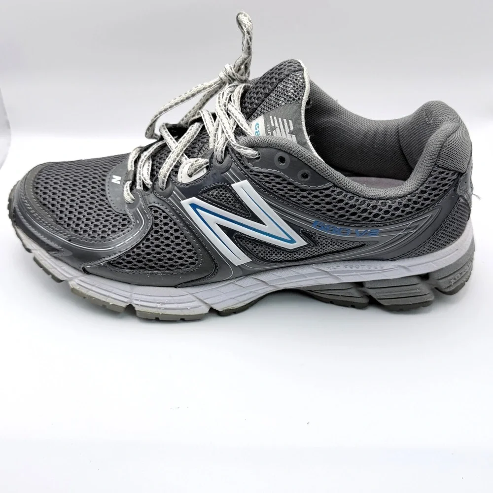 New Balance 680 V2 Women's 9.5 Running Shoes Gray Athletic